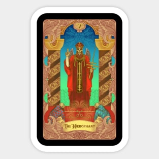 Hierophant Tarot Card Sticker